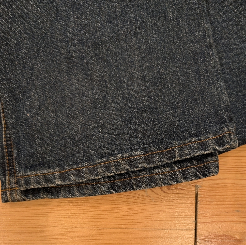 Carhartt Women's's Relaxed Fit Jeans in Dark Blue - Picture 6 of 10